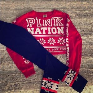 Pink Victoria’s Secret yoga Pants set